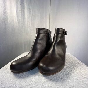 Dr. Scholl’s  Brown Leather Ankle Boots